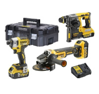 Dewalt DCK305P3T sada aku nářadí 18V XR DCH273N + DCG405 + DCF887+TSAK 3x5Ah