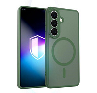 3mk ochranný kryt Misty MagCase Green pro Samsung Galaxy S26+