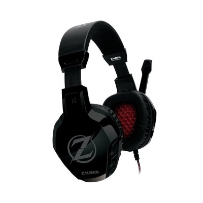 Zalman headset ZM-HPS300 / herní / náhlavní / drátový / 50mm měniče / 2x 3,5mm jack