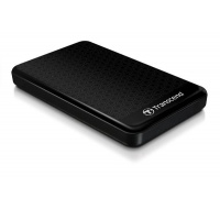 TRANSCEND externí HDD USB 3.1 StoreJet 25A3, 2TB, Black (nárazuvzdorný, 256-bit AES)