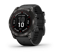 Garmin Fenix 7X PRO Sapphire Solar Carbon Gray DLC Titanium / Black Band, EU