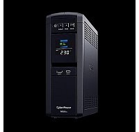 BAZAR - CyberPower PFC SineWave LCD GP UPS 1600VA/1000W, Schuko zásuvky - Poškozený obal (Komplet)