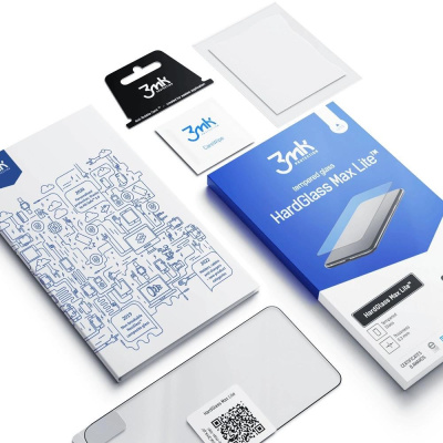3mk tvrzené sklo HardGlass Max Lite Black pro Xiaomi 15T 5G