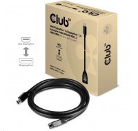 Club3D Prodlužovací kabel Mini DisplayPort 1.4 na DisplayPort 8K 60Hz DSC 1.2 HBR3 HDR Bidirectional (M/F), 1m