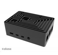 AKASA case Maze Pro, pro Raspberry Pi 4, hliník, černá