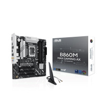 ASUS MB Sc LGA1851 B860M MAX GAMING AX, Intel B860, 4xDDR5, 1xDP, WiFi, mATX