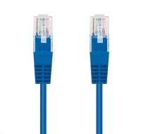 C-TECH kabel patchcord Cat5e, UTP, modrý, 3m