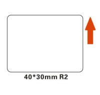 BAZAR - Niimbot štítky R 40x30mm 230ks White pro B21, B21S, B3S, B1 - Poškozený obal (Komplet)
