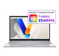 ASUS NTB Vivobook 15 (X1504VA-NJ1717W), i5-1334U, 15.6" 1920 x 1080, 16GB, 512GB SSD, Iris X, W11 Home, Silver