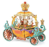 RoboTime 3D skládačka hrací skříňky Dýňový kočár