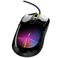 GENIUS myš GX GAMING Scorpion M715, drátová, 3D RGB podsvícení, 800-7200 dpi, USB, 6tlačítek, černá