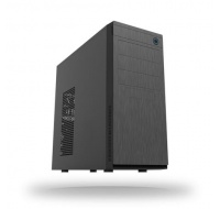 CHIEFTEC skříň Elox Series HC-10B, Miditower, USB 3.0, Black with Hair brush design front panel, bez zdroje