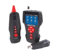 LAN Cable Tester TLCD80 s LCD, koax, Cat3/Cat5E/Cat6, UTP/STP, USB, PoE, ping, sonda, protismyčka