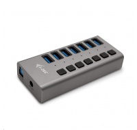 i-tec USB 3.0 nabíjecí HUB 7port + Power Adapter 36 W