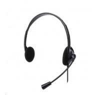 MANHATTAN Sluchátka s mikrofonem Stereo USB Headset, bulk