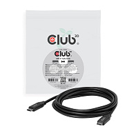 Club3D Kabel USB-C, 240W, 2m, černá
