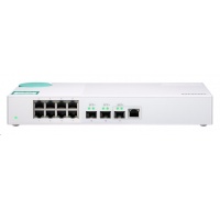 QNAP switch QSW-308-1C (8xGbE,2xSFP+,1x10GbE/SFP+,fanless)