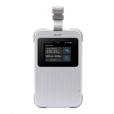 ACER Router Connect Enduro M6E,5G,LTE,2.4" touch display,Wifi,NFC,USB-C,2.4GHz,8000mAh,White