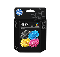 HP 303 2-pack Black/Tri-color Original Ink Cartridges