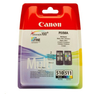 Canon CARTRIDGE PG-510/CL-511 PVP pro PIXMA iP2700, MP230, 240, 250, 260, MP49x, MX320, 330 (220 str.)