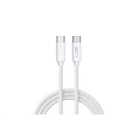 WG - Datový kabel Type-C na Type-C, 1 metr, 3 A, bílá