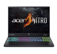 BAZAR - ACER NTB Nitro 16 (AN16-73-51WU),i5-14450HX,16" 1920x1200,16GB,1TB SSD,RTX 3050,Linux,Obsidian Black - Poškozený