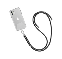 WG - Crossbody lace strap / transparent / black