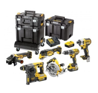 Dewalt DCK685P3T sada aku nářadí DCD796, DCF887, DCH273, DCS570, DCG405, DCS355 TSAK 18V 3x5Ah