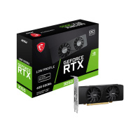 MSI VGA NVIDIA GeForce RTX 3050 LP 6G OC, 6G GDDR6, 1xDP, 2xHDMI