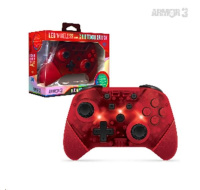 Armor3 NuChamp Wireless Controller for Nintendo Switch (Red LED)