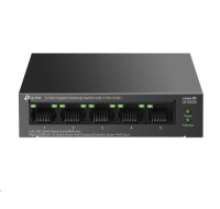 TP-Link LiteWave switch LS105GP (5xGbE, 4xPoE+, 65W, fanless)