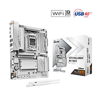 ASRock MB Sc AM5 X870 Challenger WiFi WHITE, AMD X870, 4xDDR5, 1xHDMI, 2xUSB4, WiFi
