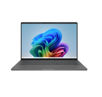 ASUS NTB Zenbook 14 (UX3407QA-OLED339X), X1-26-100, 14" 1920x1200 OLED, 32GB, 1TB SSD, Adreno, W11 Pro, Iceland Gray