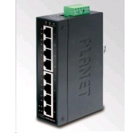 Planet switch IGS-801T, průmysl.verze 8x10/100/1000, DIN, IP30, -40 až 75°C, 12-48V