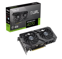 ASUS VGA NVIDIA GeForce RTX 4070 DUAL EVO 12G, 12G GDDR6X, 3xDP, 1xHDMI