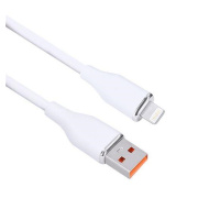 Solight lightning kabel, USB 2.0 A konektor - Lightning konektor, silikon, 2m