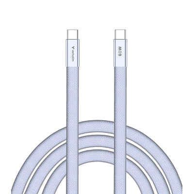 VERBATIM Kabel Sync & Charge SoftTouch USB-C, 60W, 120cm, fialová