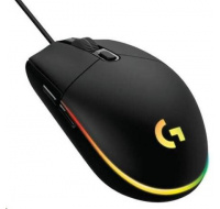 BAZAR - Logitech Gaming Mouse G203 LIGHTSYNC 2nd Gen, EMEA, USB, black POŠKOZEN OBAL