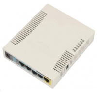 MikroTik RouterBOARD RB951Ui-2HnD, 600MHz CPU, 128MB RAM, 5x LAN, integr. 2.4GHz Wi-Fi, vč. L4 licence