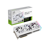 ASUS VGA NVIDIA GeForce RTX 4090 ROG STRIX WHITE OC 24G, 24G GDDR6X, 3xDP, 2xHDMI