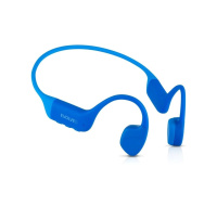 EVOLVEO bezdrátová sluchátka BoneMax MP3 32GB, na lícní kosti, IPX8, modrá