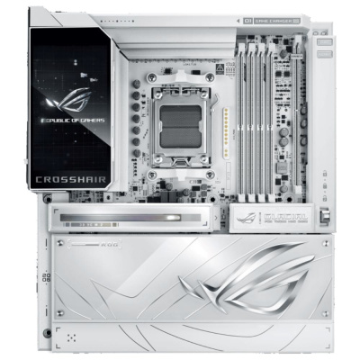 ASUS MB Sc AM5 ROG CROSSHAIR X870E GLACIAL, AMD X870E, 2xDDR5, WiFi, 2xUSB4, E-ATX