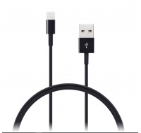 CONNECT IT Wirez Apple Lightning - USB, černý, 1m