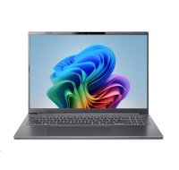 ACER NTB Aspire 16 AI (A16-52M-512C),Ultra5-226V,16"WUXGA,16GB,1TB SSD,Intel Arc,W11H,Gray