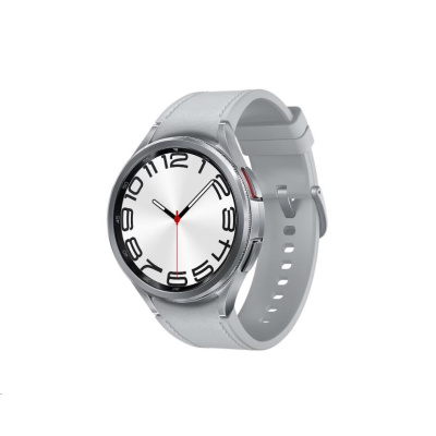 BAZAR - Samsung Galaxy Watch 6 Classic (47 mm), EU, stříbrná - rozbaleno
