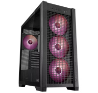 BAZAR - ASUS case TUF GAMING CASE (GT302) TG, Mid Tower, 4x 140mm ARGB Fan, černá - Po opravě (Komplet)