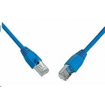 Solarix Patch kabel CAT5E SFTP PVC 3m modrý snag-proof C5E-315BU-3MB