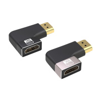 PREMIUMCORD Adaptér spojka 8K HDMI A - HDMI A, F/M, do úhlu 90° - pravá