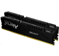 KINGSTON DIMM DDR5 128GB (Kit of 2) 5600MT/s CL40 FURY Beast Černá