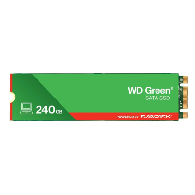 WD GREEN SSD 3D NAND WDS250G5G0A00CPT0C 250GB Powered by SanDisk, SATA/600, (R:500, W:400MB/s), 2.5"